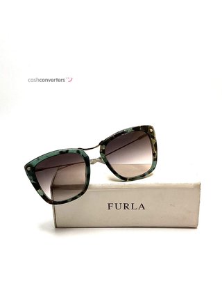 gafa de sol señora furla cat-eye carey verde