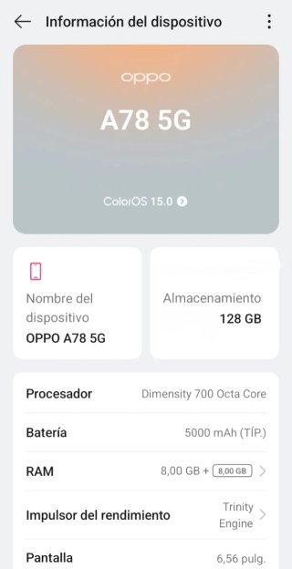 OPPO A78 5G