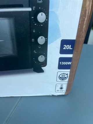 Horno de sobremesa 20 litros nuevo