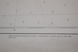 Carta de navegación Puerto de Ciudadela. 1980. 1:5000. 58 x 74 cm aprox.