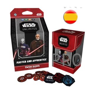 Star Wars Unlimited: Twin Suns Deck Aprendiz y Maestro (Español)