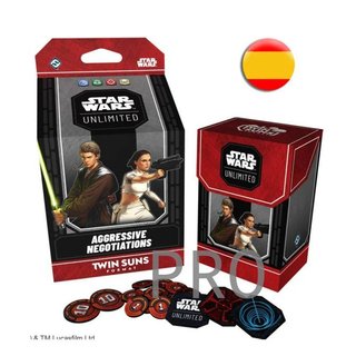 Star Wars Unlimited: Twin Suns Deck Negociaciones Agresivas (Español)