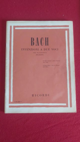 Bach Partiture Invenzioni