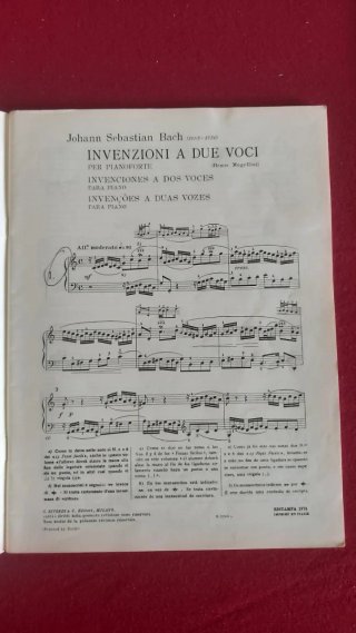 Bach Partiture Invenzioni