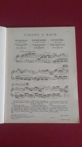 Bach Partiture Invenzioni