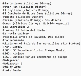Lote 21 Películas DVD Infantil Disney LEGO