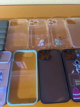 Pack 9 Fundas iPhone 13 Pro Max