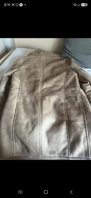 Abrigo ZARA Talla L Beige/Marrón