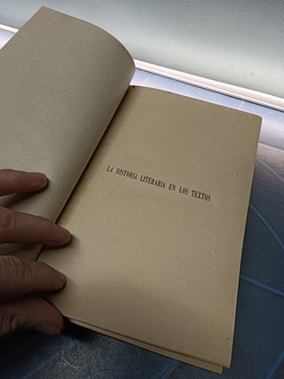 libro, La Historia Literaria en los Textos - 1933 - Primera edición - Jose Rogerio Sanch