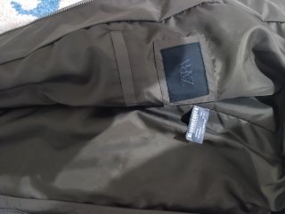 Chaqueta Zara Verde Talla S