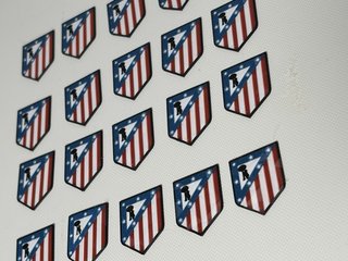 Escudos Atlético de Madrid 3D