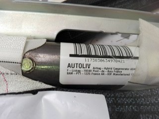 621800D011 AIRBAG CORTINA IZQUIERDO TOYOTA YARIS 2ª GENER. 2006 -2011