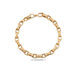 pulsera oro 18k con circonita