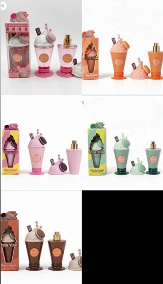 Perfume helado rosa y naranja
