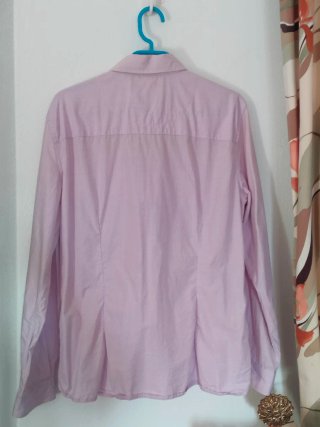 Camisa Massimo Dutti Mulher Rosa/Lilás