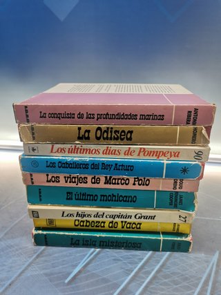 Lote 9 cuentos infantiles AHFA-auriga serie-años 60/70