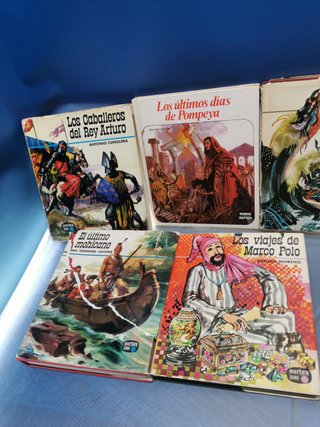 Lote 9 cuentos infantiles AHFA-auriga serie-años 60/70