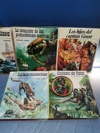 Lote 9 cuentos infantiles AHFA-auriga serie-años 60/70