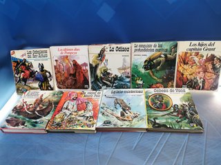 Lote 9 cuentos infantiles AHFA-auriga serie-años 60/70