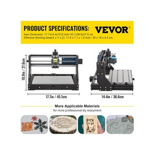 - VEVOR máquina grabado láser cnc profesional