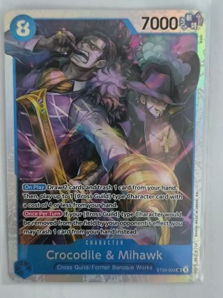 Carta One Piece Crocodile & Mihawk ST25-003 SR