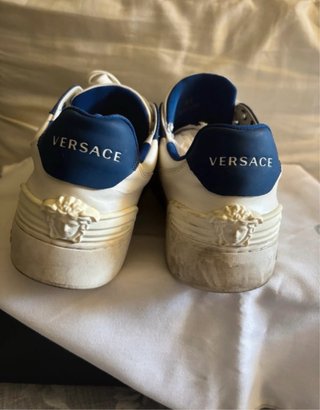 Scarpe Versace Uomo Blu/Bianco