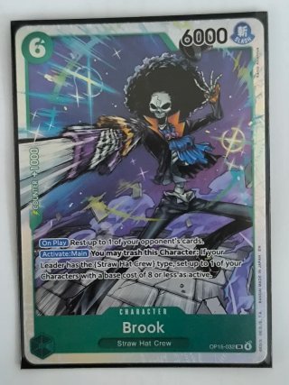 Carta Brook Straw Hat Crew OP15-032