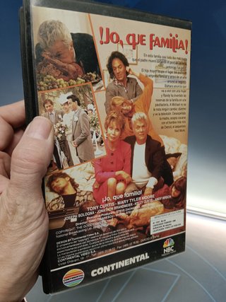 VHS - JO QUE FAMILIA - TONY CURTIS, MARY TYLER MOORE, JOSEPH BOLOGNA