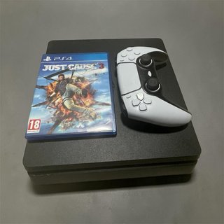 PS4 Slim 1TB Nera + Controller + Gioco