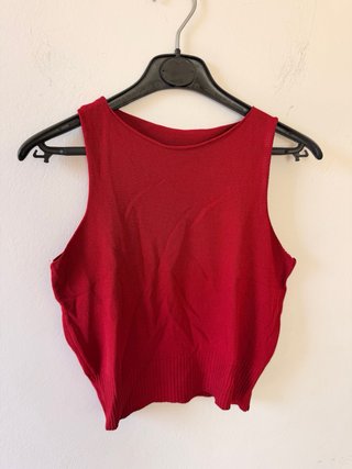 Canottiera Zara Rossa