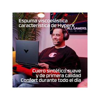 HyperX Cloud III Wireless auriculares gaming rojo