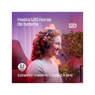 HyperX Cloud III Wireless auriculares gaming rojo