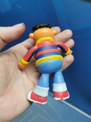 FIGURA de goma, 11 cm. EPI ,BARRIO SESAMO MUPFETS, APPLAUSE