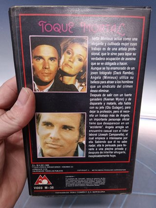 VHS. Toque Mortal (Hit Lady). Tracy Keenan Wynn, 1974.