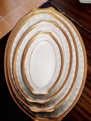 Royal Porcelana Blanca Vajilla