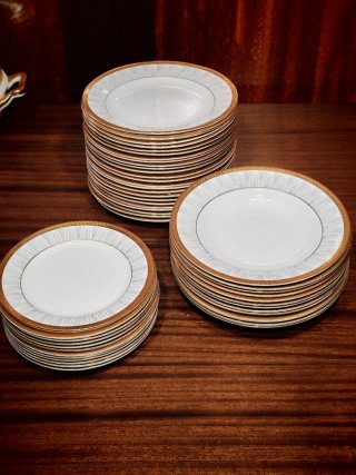Royal Porcelana Blanca Vajilla