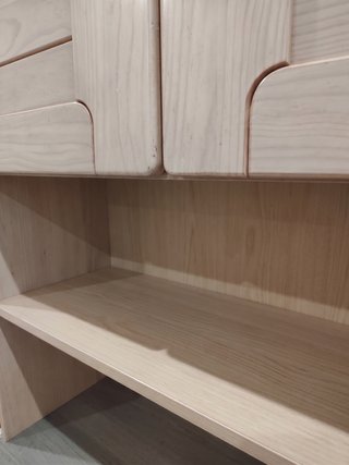 Mueble dormitorio y mueble auxiliar madera a juego