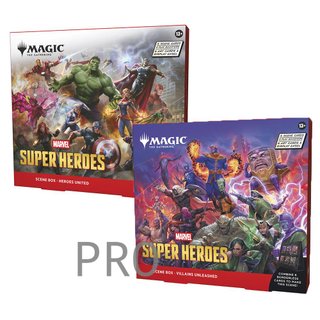 MTG - Marvel Super Heroes: Cajas de Escena (Set 2 Cajas de Escena) Inglés