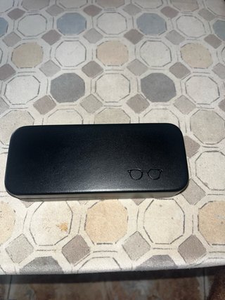 Funda para gafas beige