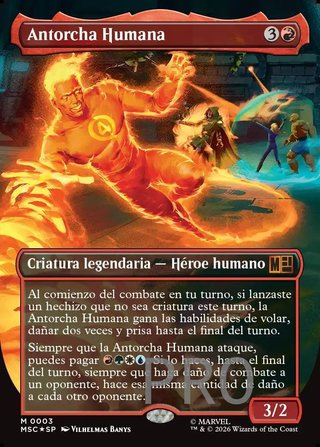 MTG - Cuatro Fanasticos Deck de Commander Marvel Super Heroes (Ingles)