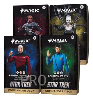 RESERVA MTG - Star Trek: Set de 4 Mazos de Commander (Español)