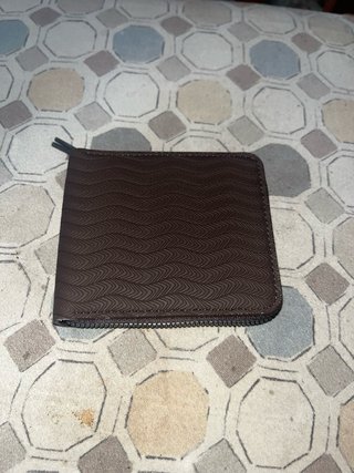 Cartera Marrón Cremallera