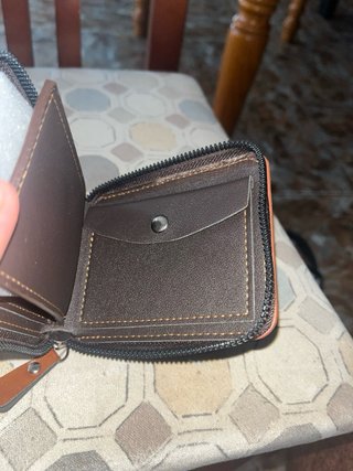 Cartera Marrón Cremallera