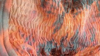 Top Stradivarius Talla S Tie-Dye Naranja