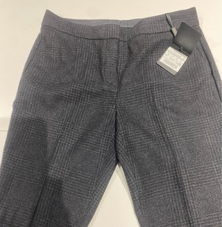 Pantalón de cuadros azul/grisaceo de Massimo Dutti