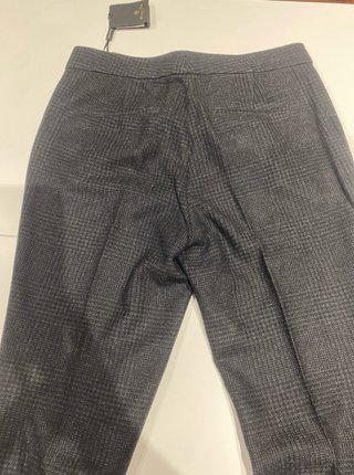 Pantalón de cuadros azul/grisaceo de Massimo Dutti