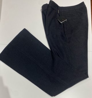 Pantalón de cuadros azul/grisaceo de Massimo Dutti