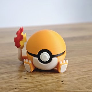 Pokébola Charmander Coleccionable 3D