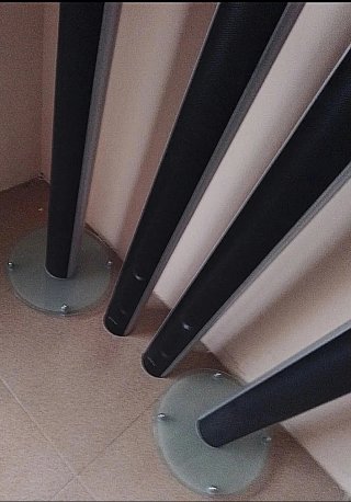 4 Altavoces Mxonda Negros y Plateados