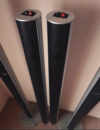 4 Altavoces Mxonda Negros y Plateados